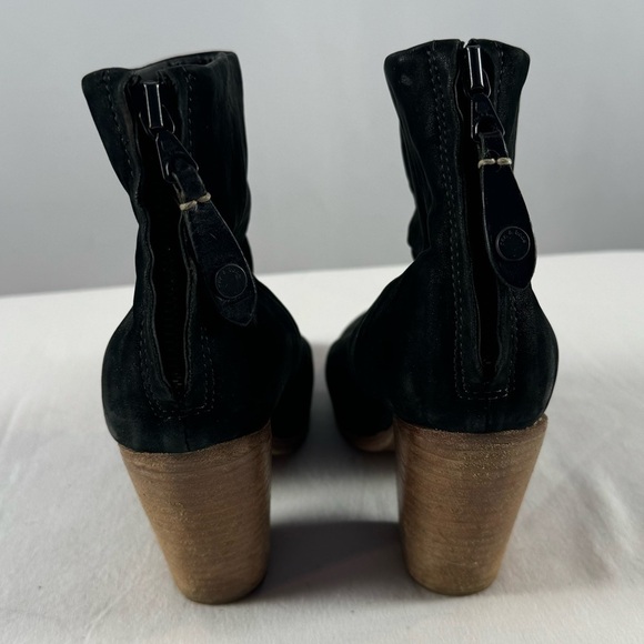 Rag & Bone Suede Back Zip Bootie in Black Size 6 or 36 - Picture 6 of 8